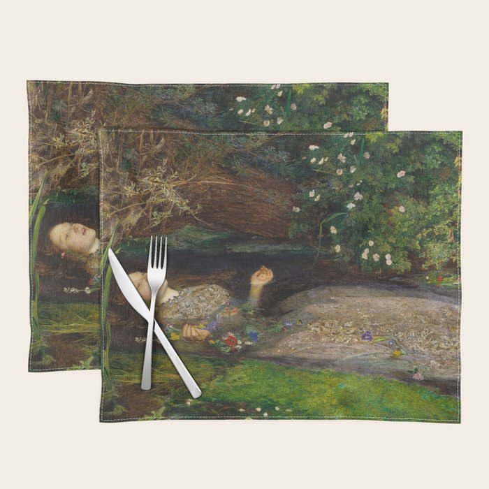 Ophelia, John Everett Millais Placemat Gallery Image 1