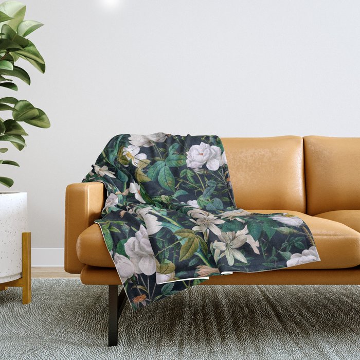 Summer in the Moonlight Throw Blanket Gallery Image 1