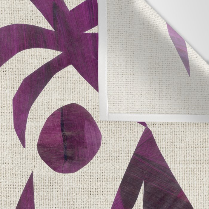 Purple Tropic Wall Tapestry Gallery Image 3