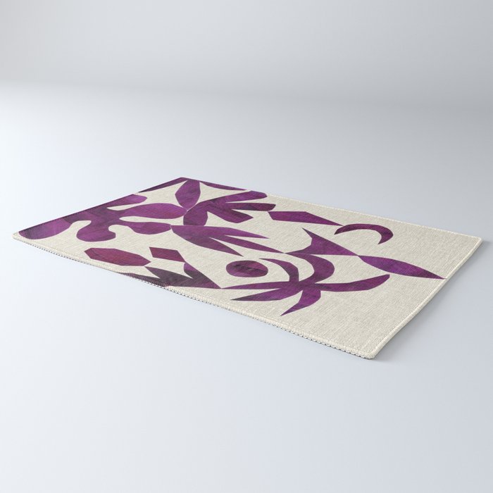 Purple Tropic Rug Gallery Image 3