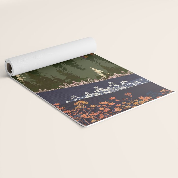 Mountain Dusk Yoga Mat Gallery Image 2