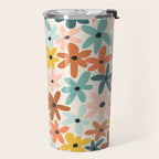 Joyful Flowers - earthy Travel Mug Gallery Image 2