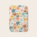 Joyful Flowers - earthy Bath Mat Gallery Image 1