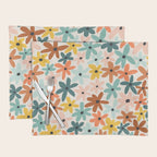 Joyful Flowers - earthy Placemat Gallery Image 1