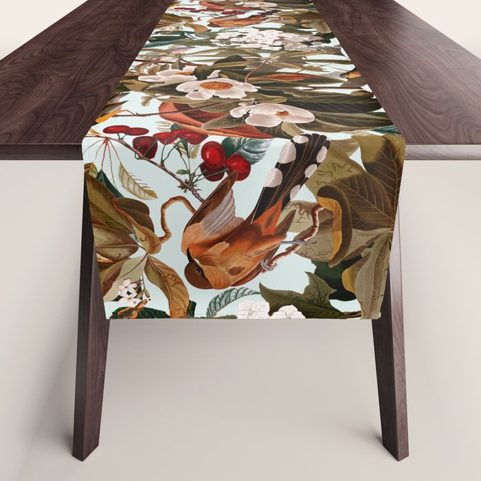 Floral and Birds XXVII Table Runner Gallery Image 1