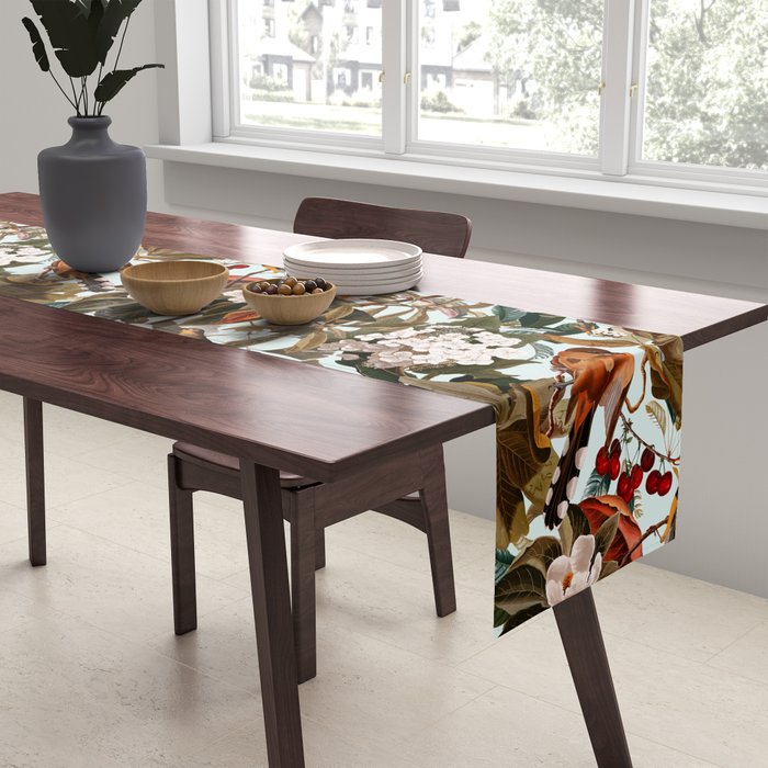 Floral and Birds XXVII Table Runner Gallery Image 2