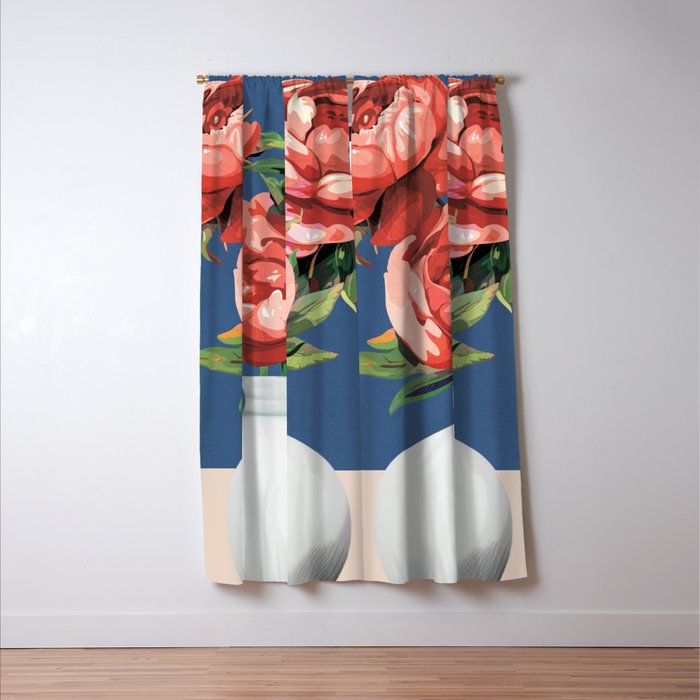 Vase of Flowers 2 Window Curtain Gallery Image 3