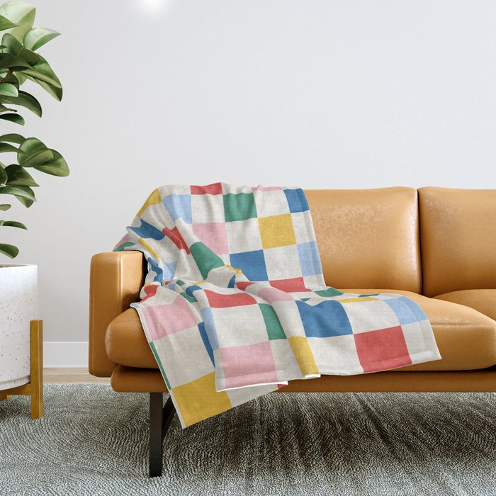 Check mate - primary Throw Blanket Gallery Image 1