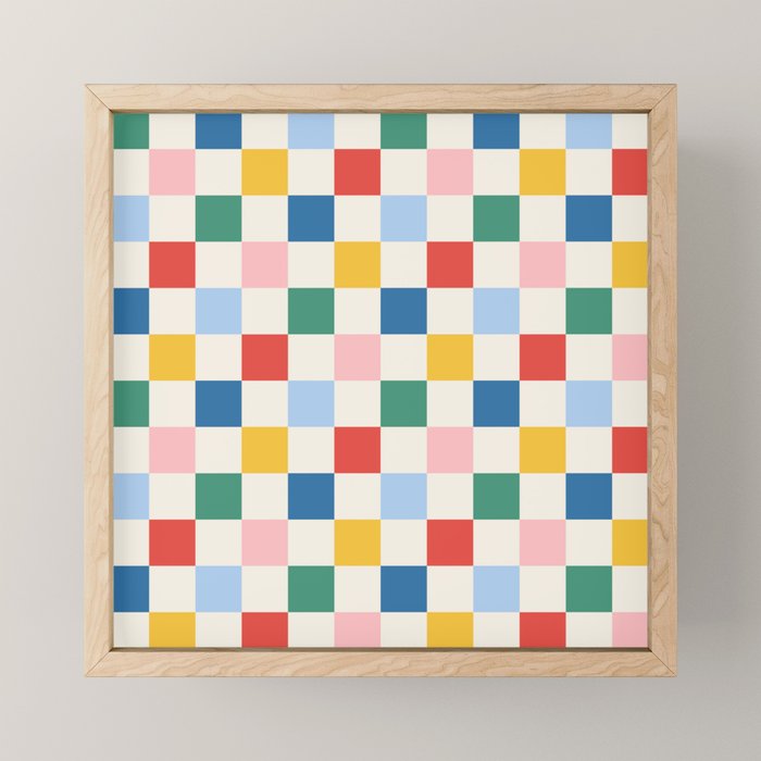 Check mate - primary Mini Art Print Gallery Image 1