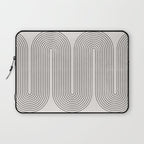 Mid-Century Modern No.28 - Woodblock Print Laptop Sleeve Gallery Image 1