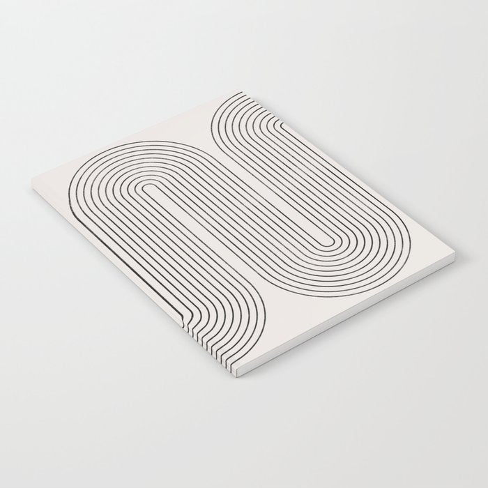 Mid-Century Modern No.28 - Woodblock Print Notebook Gallery Image 2