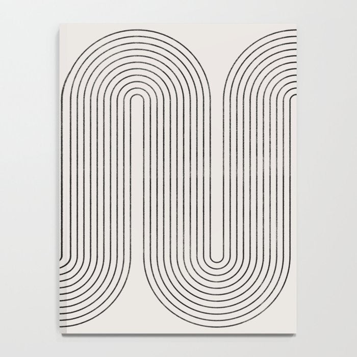 Mid-Century Modern No.28 - Woodblock Print Notebook Gallery Image 4