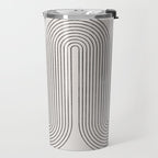 Mid-Century Modern No.28 - Woodblock Print Travel Mug Gallery Image 2