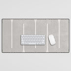 Mid-Century Modern No.28 - Woodblock Print Desk Mat Gallery Image 1