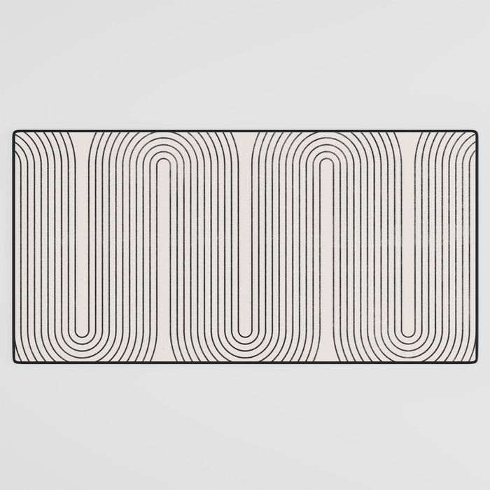 Mid-Century Modern No.28 - Woodblock Print Desk Mat Gallery Image 3