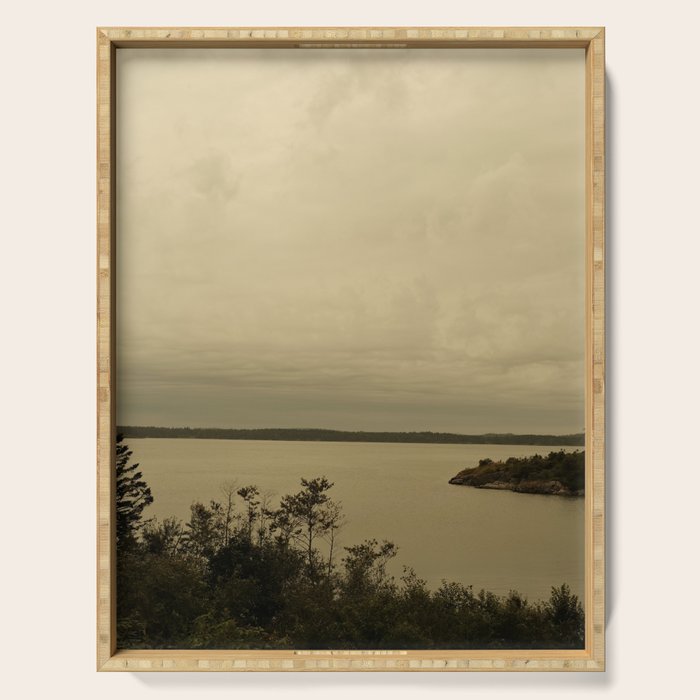 life on an island no. 2 Serving Tray Gallery Image 1