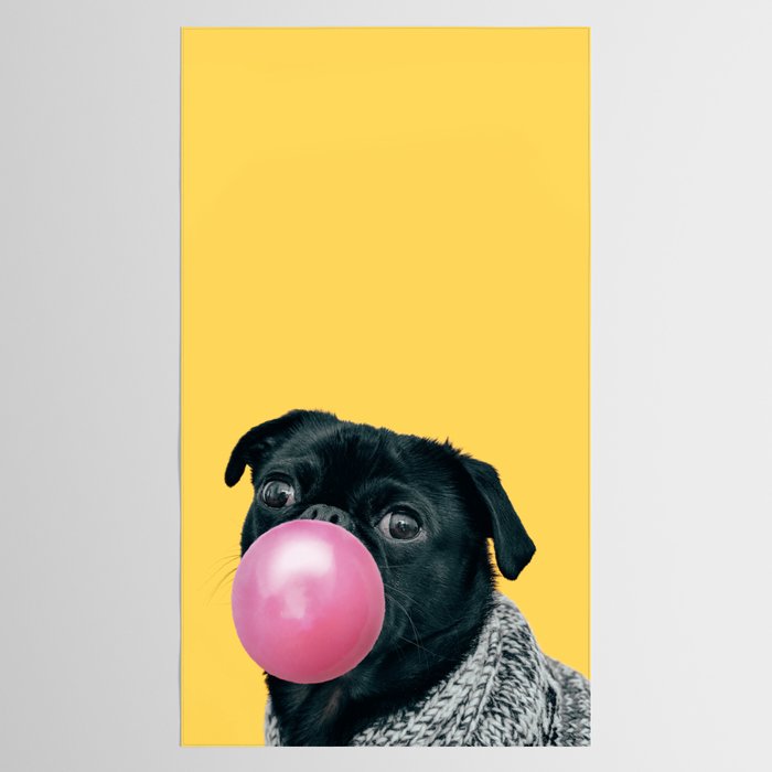 Pug Life: Pop Animals Tablecloth Gallery Image 2