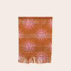 Freckled Suns - pink and rust Wall Hanging Gallery Image 1