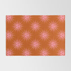 Freckled Suns - pink and rust Rug Gallery Image 2