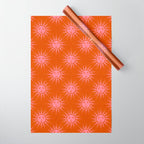 Freckled Suns - pink and rust Wrapping Paper Gallery Image 1
