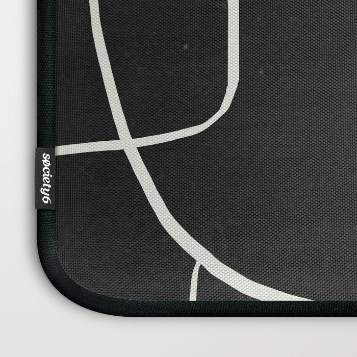 Abstract line art / Face 10 Laptop Sleeve Gallery Image 3