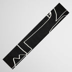 Abstract line art / Face 10 Table Runner Gallery Image 3