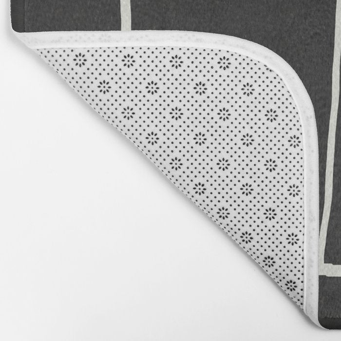 Abstract line art / Face 10 Bath Mat Gallery Image 2