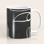 Abstract line art / Face 10 Coffee Mug Gallery Image 1