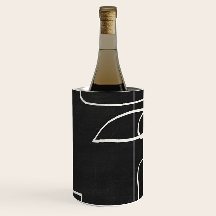 Abstract line art / Face 10 Wine Chiller Gallery Image 3