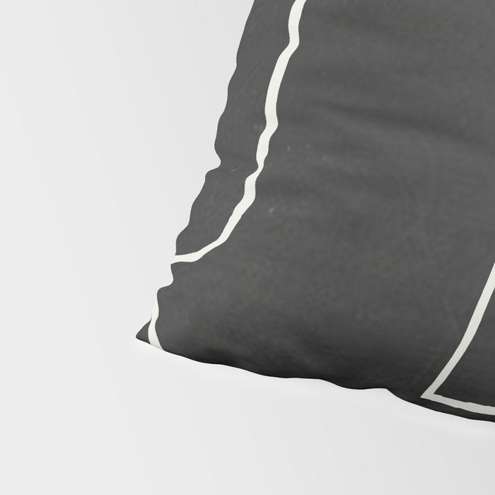 Abstract line art / Face 10 Pillow Sham Gallery Image 4