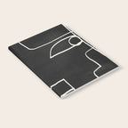 Abstract line art / Face 10 Notebook Gallery Image 2