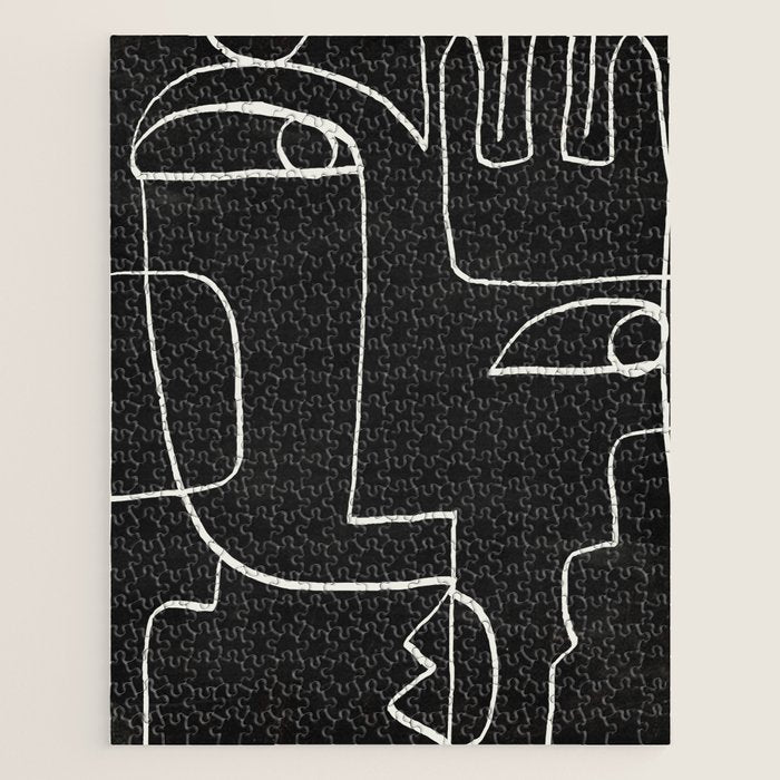 Abstract line art / Face 10 Jigsaw Puzzle Gallery Image 1