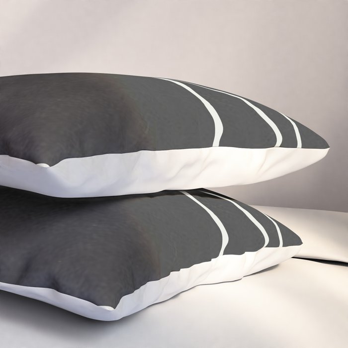 Abstract line art / Face 10 Pillow Sham Gallery Image 3