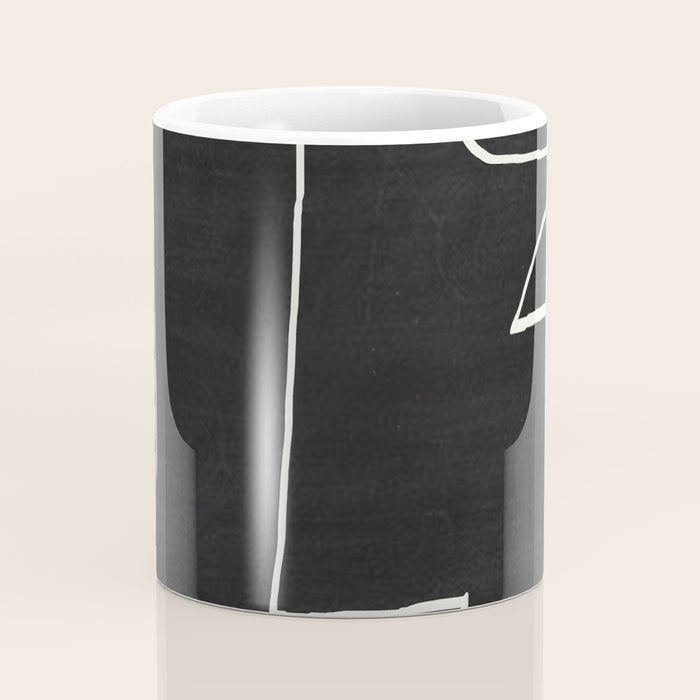 Abstract line art / Face 10 Coffee Mug Gallery Image 4