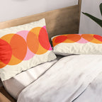 Abstraction_COLOUR_CIRCLES_001 Pillow Sham Gallery Image 2