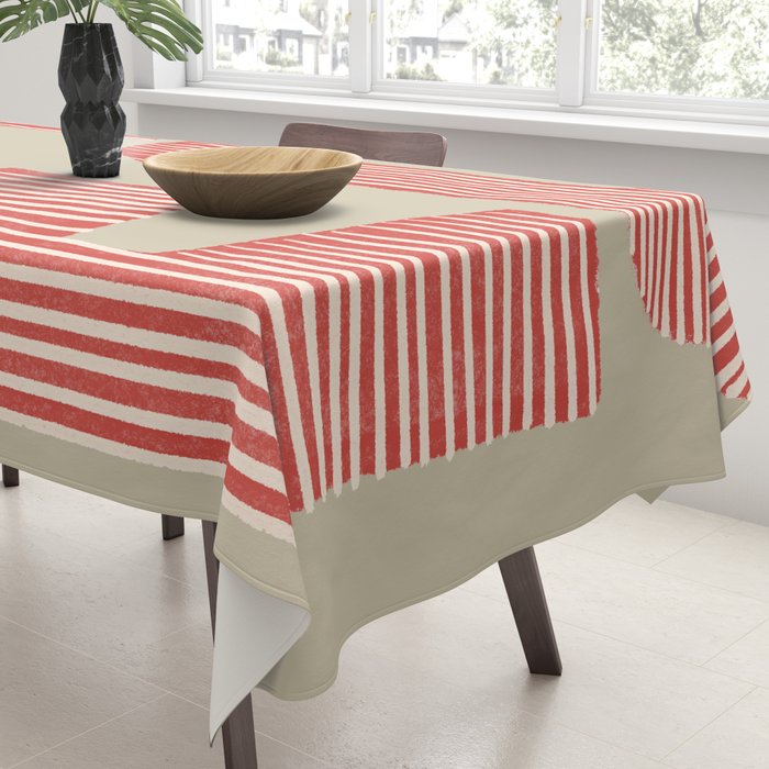 Modern Geometric Shapes Tablecloth Gallery Image 3