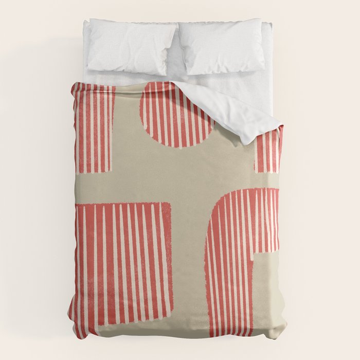 Modern Geometric Shapes Duvet Cover Gallery Image 6