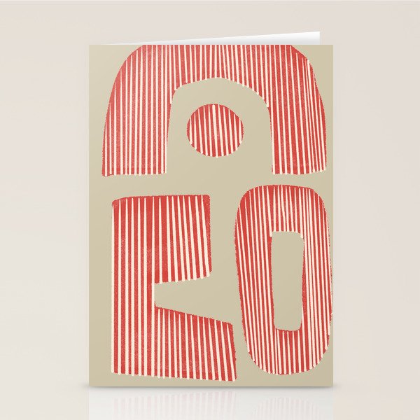 Modern Geometric Shapes Stationery Card Gallery Image 1
