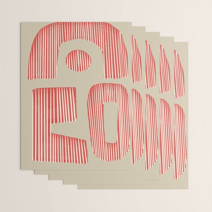 Modern Geometric Shapes Wrapping Paper Gallery Image 3