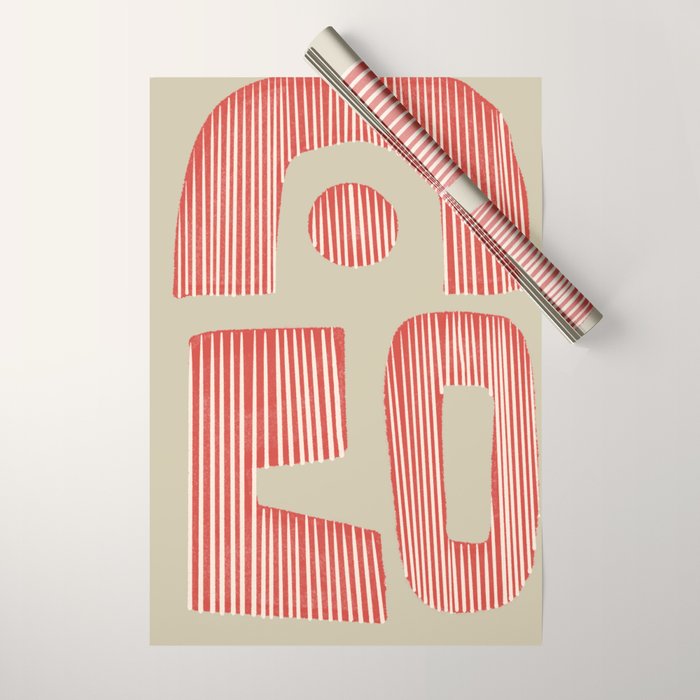 Modern Geometric Shapes Wrapping Paper Gallery Image 1