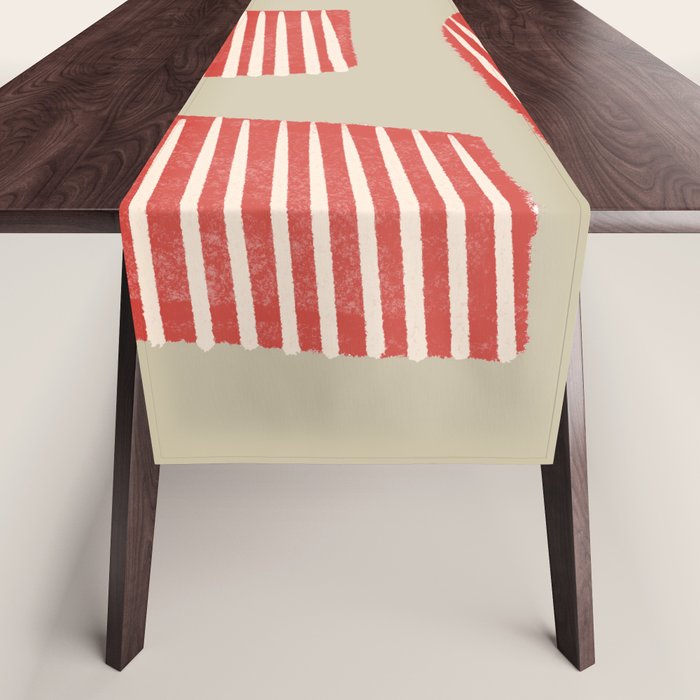 Modern Geometric Shapes Table Runner Gallery Image 1
