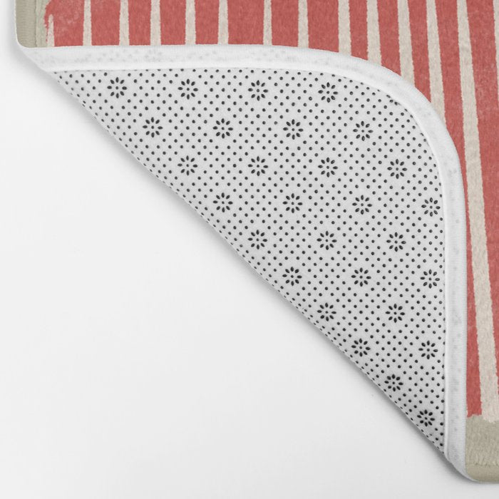 Modern Geometric Shapes Bath Mat Gallery Image 2