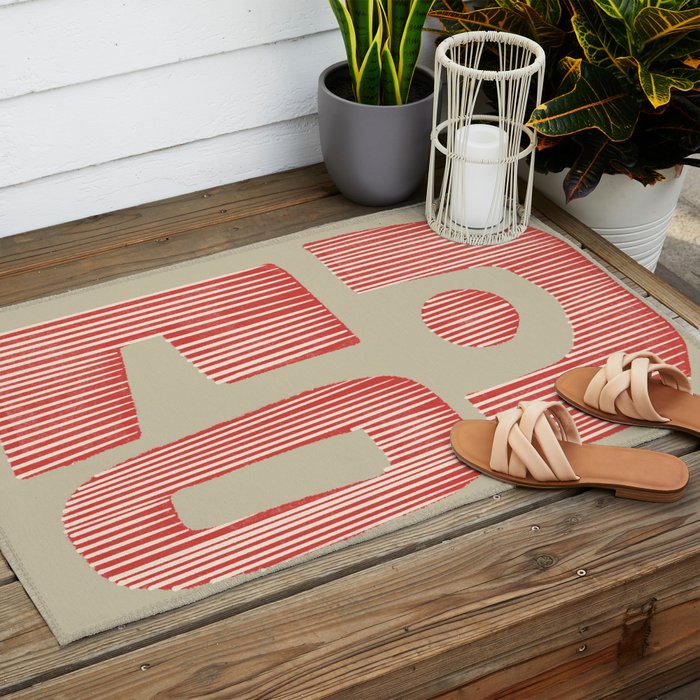 Modern Geometric Shapes Outdoor Rug Gallery Image 2