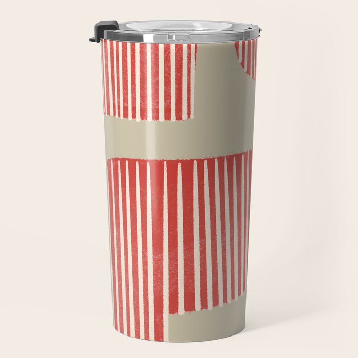 Modern Geometric Shapes Travel Mug Gallery Image 3