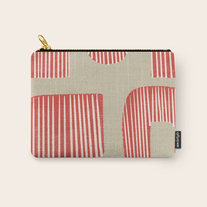Modern Geometric Shapes Carry All Pouch Gallery Image 1