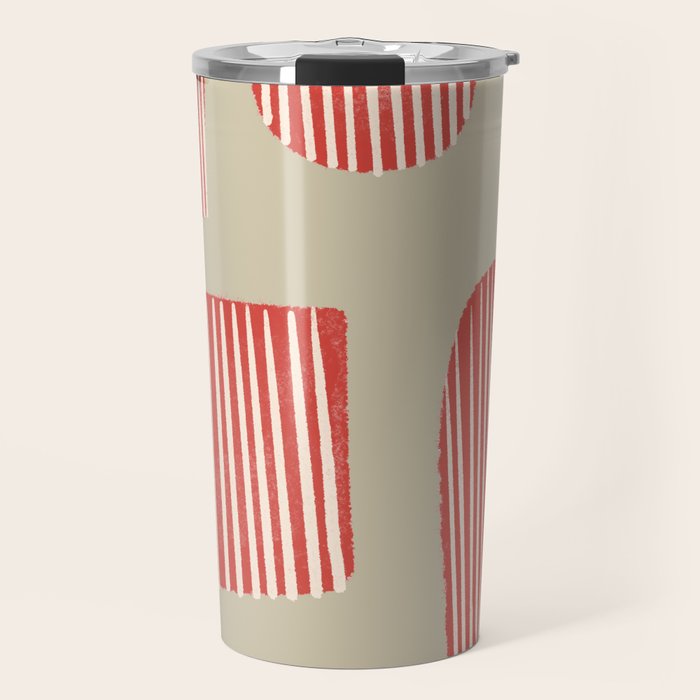 Modern Geometric Shapes Travel Mug Gallery Image 1
