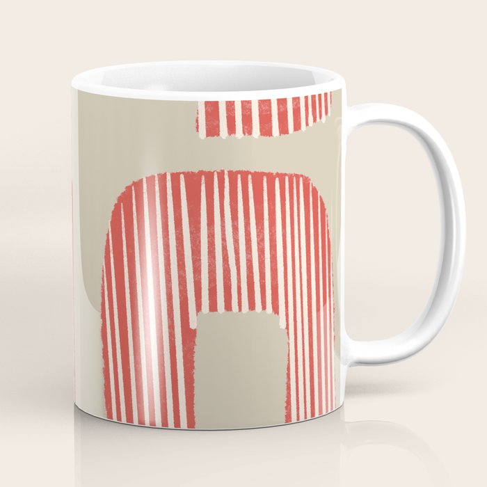 Modern Geometric Shapes Coffee Mug Gallery Image 1