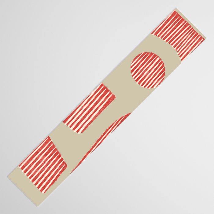 Modern Geometric Shapes Table Runner Gallery Image 3