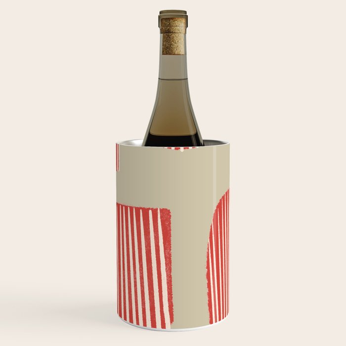 Modern Geometric Shapes Wine Chiller Gallery Image 1
