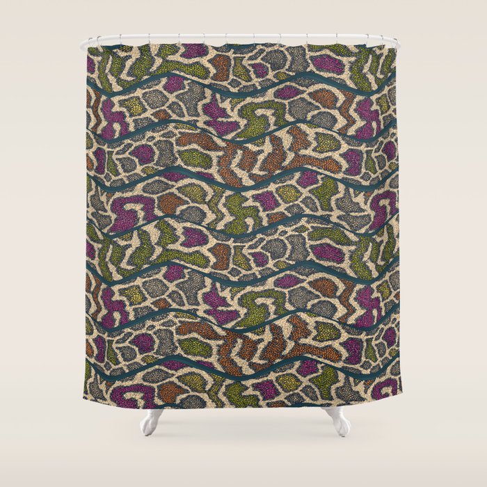 boa wave Shower Curtain Gallery Image 1